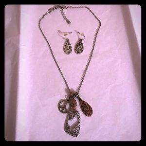 Lia Sophia Necklace & Earrings